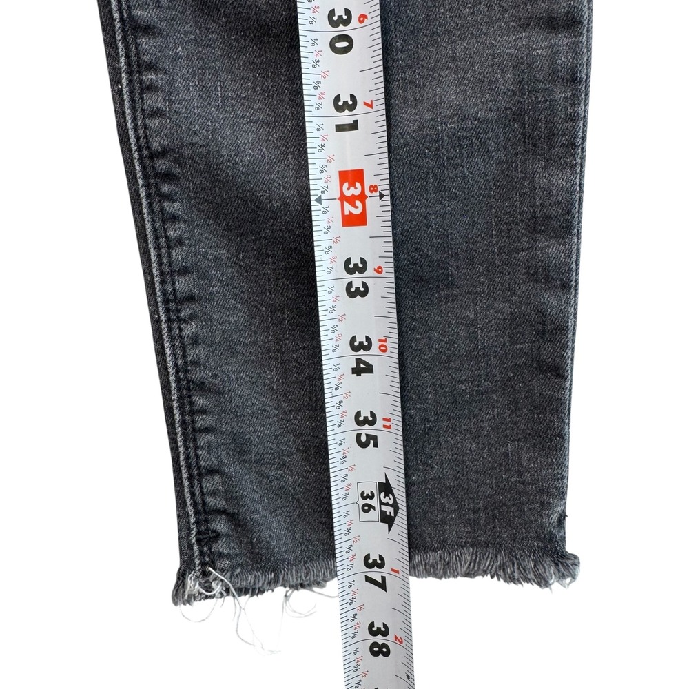 Hudson Krista Super Skinny Gray Wash Frayed Hem Jeans Size 27 #26 - Picture 4 of 10